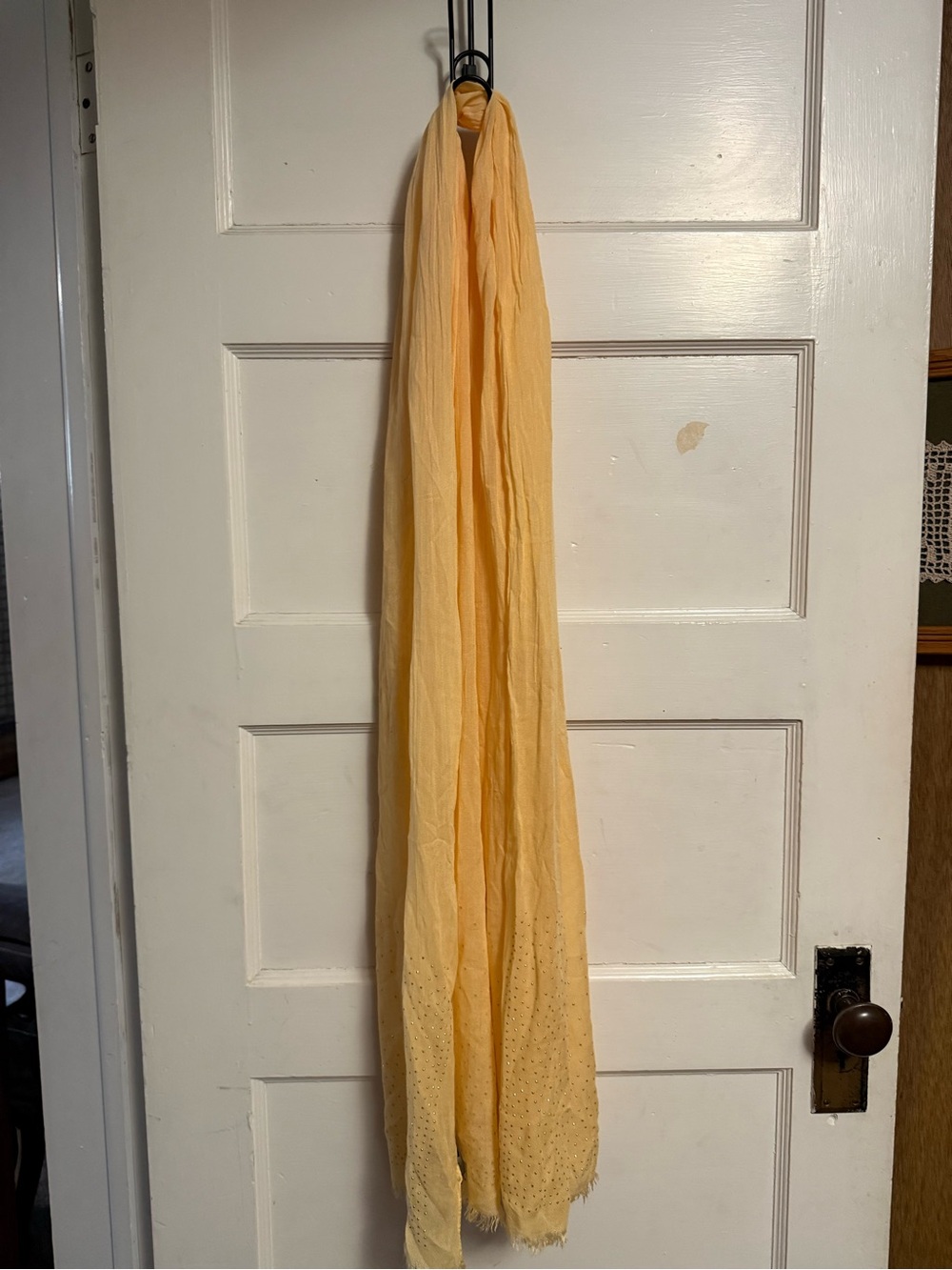 NWT White House Black Market Light Yellow Women's Scarf